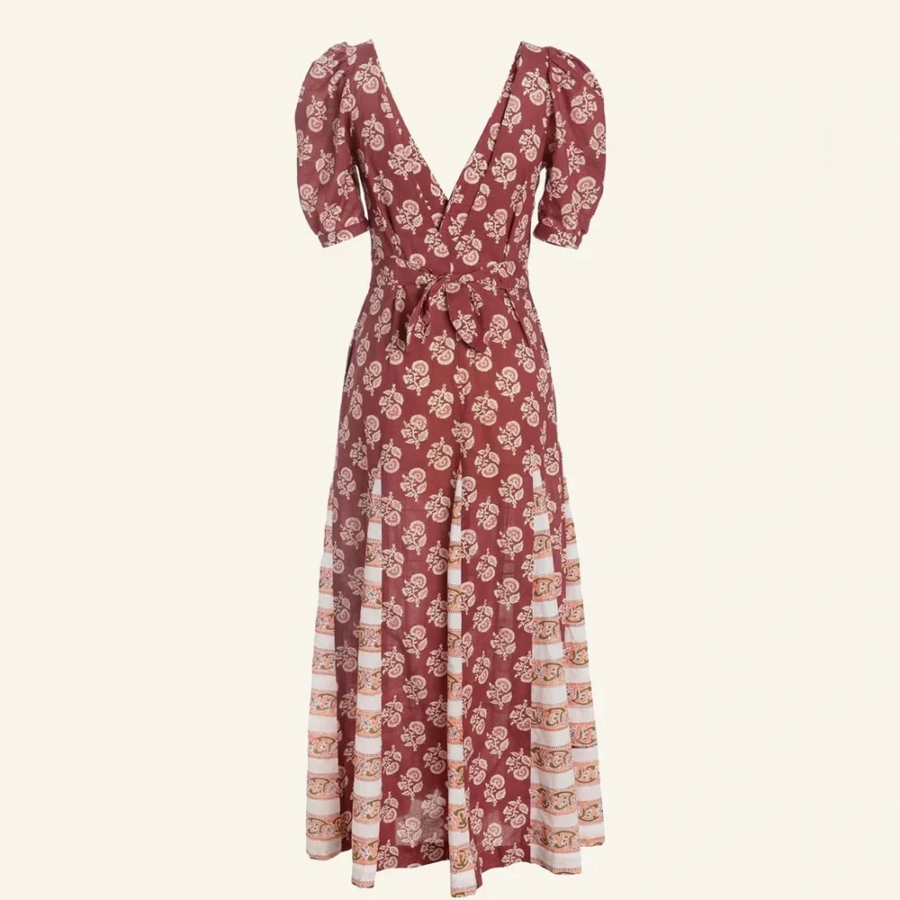 Reserved for Trade Don't Buy Alix Of Bohemia Bianca Maxi Dress - Picture 2 of 7